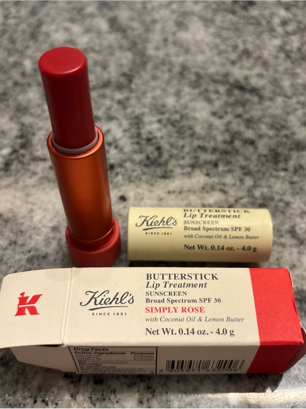 Kiehls Butterstick Simply Rose Lip Treatment Mint Condition New In Box RERE!